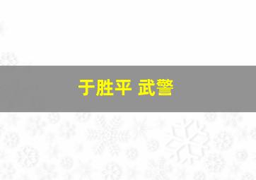 于胜平 武警